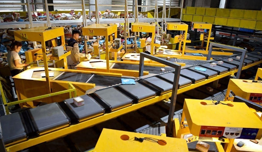 DWS物流设备,DWS物流快递分拣设备,快递包裹自动分拣机,yl23411永利集团官网